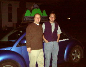 chris sugden and steve butcher with the smartbeetle