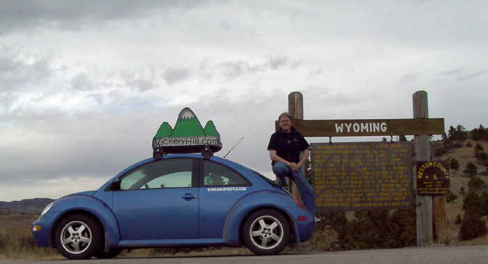 steve and the smartbeetle make it to Wyoming