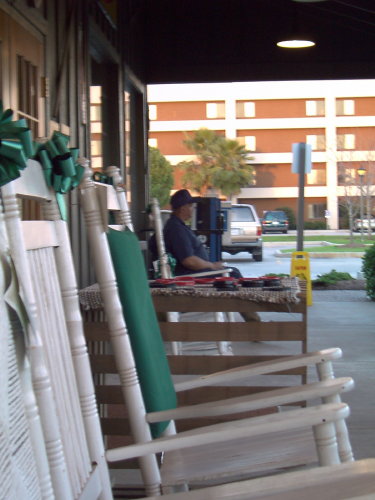 cracker barrell porch