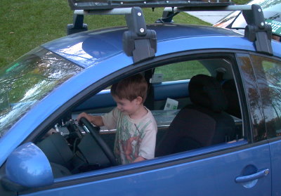 neighbor kid 'driving'