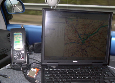 new SmartBeetle control center with GPS and laptop